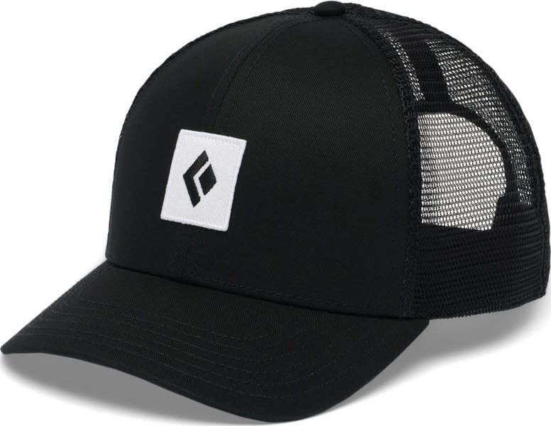 Black Diamond Men's Trucker Hat Black-black-white Icon Patch