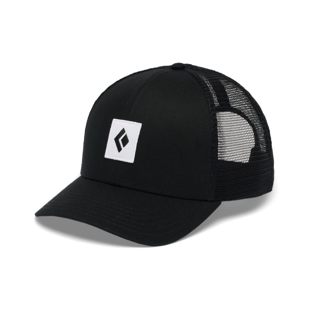 Black Diamond Men's Trucker Hat Black-black-white Icon Patch