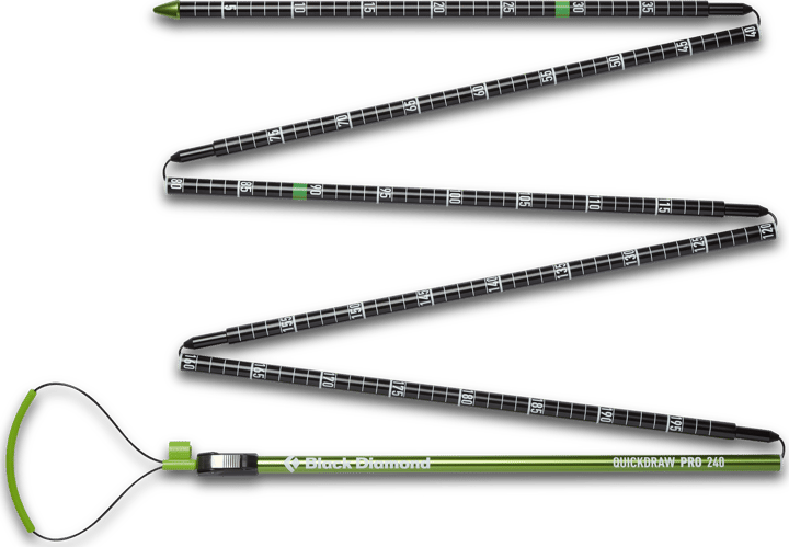 Black Diamond Quickdraw Pro Probe 240 Black/Green Black Diamond