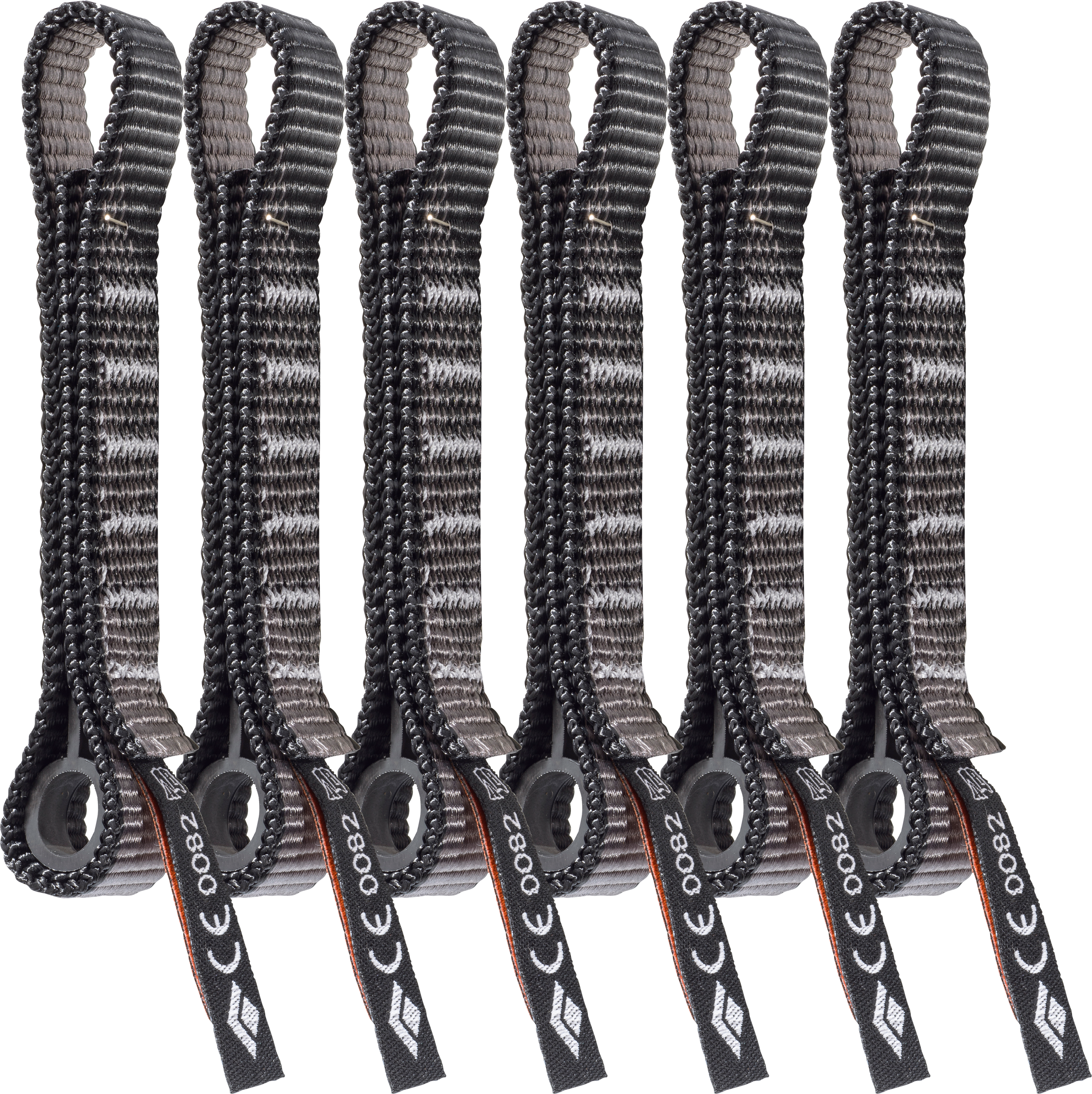 Black Diamond Standard Dogbone 12cm 6-Pack Grey