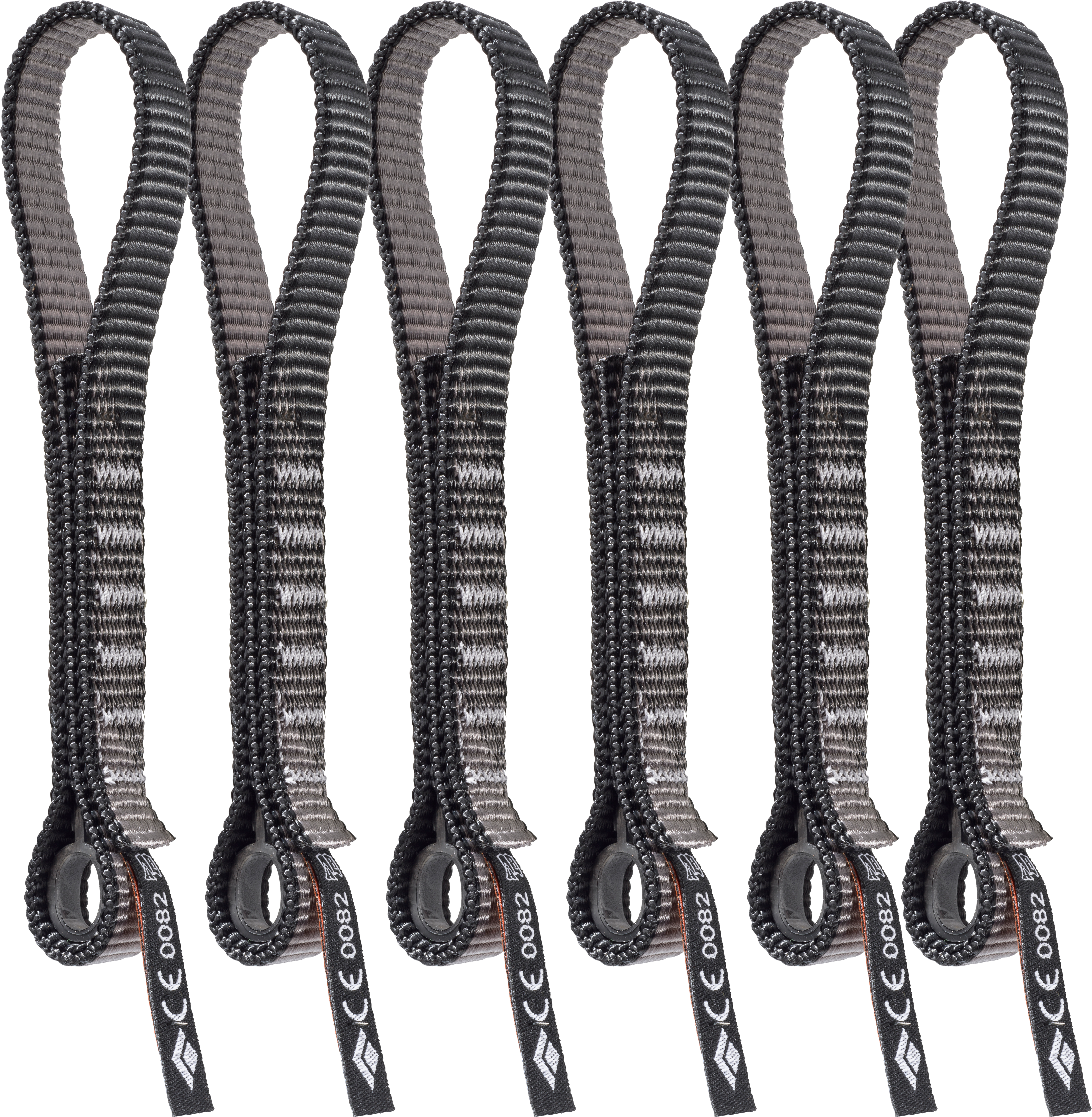 Black Diamond Standard Dogbone 16cm 6-Pack Grey