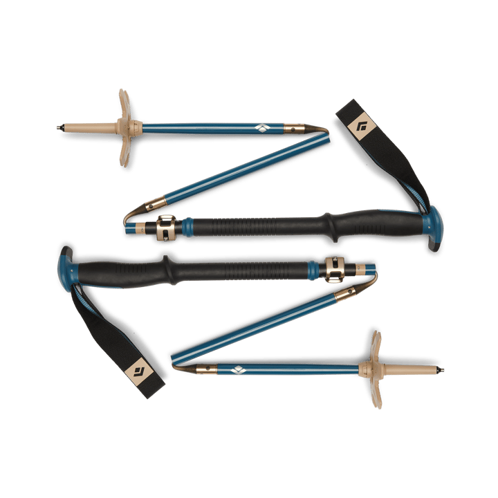 Black Diamond Traverse Compactor Ski Poles Creek Blue Black Diamond