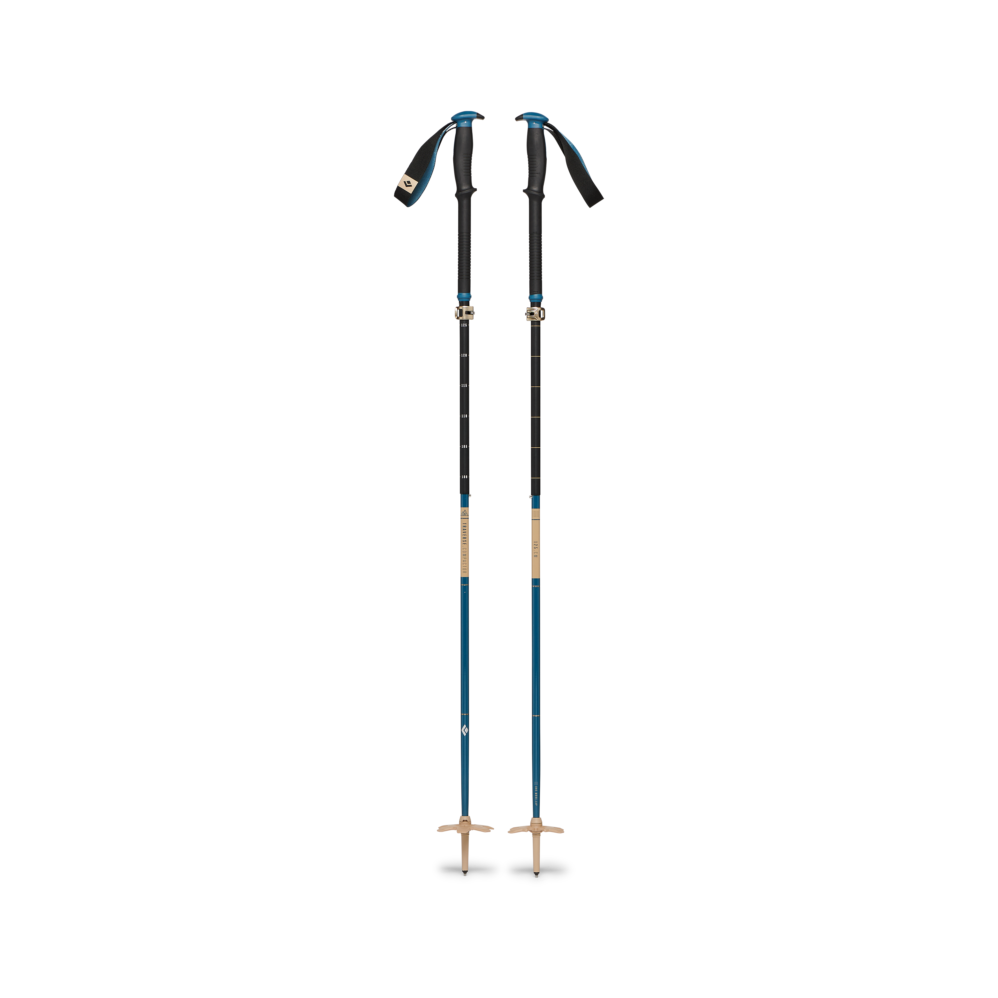 Black Diamond Traverse Compactor Ski Poles Creek Blue