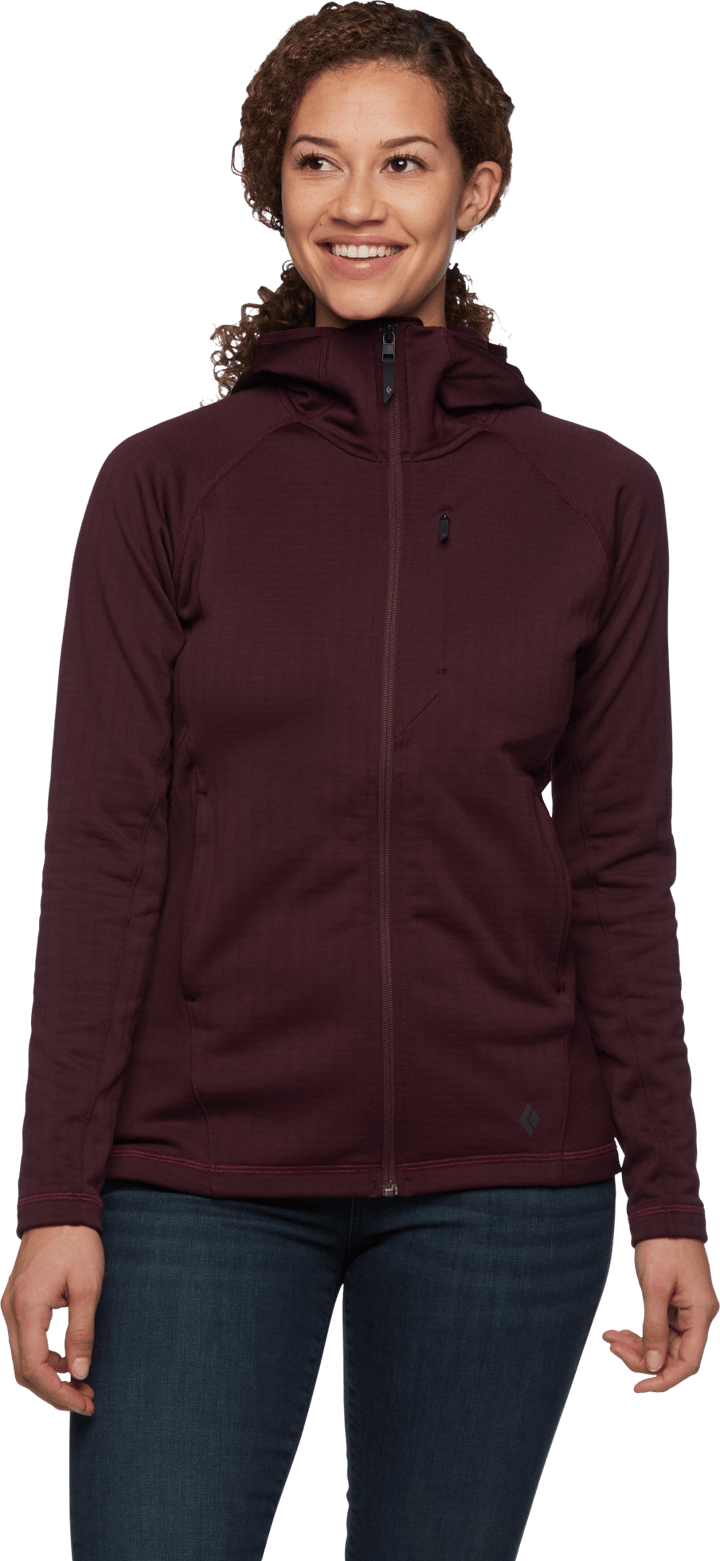 Black Diamond Women's Factor Hoody Bordeaux Black Diamond