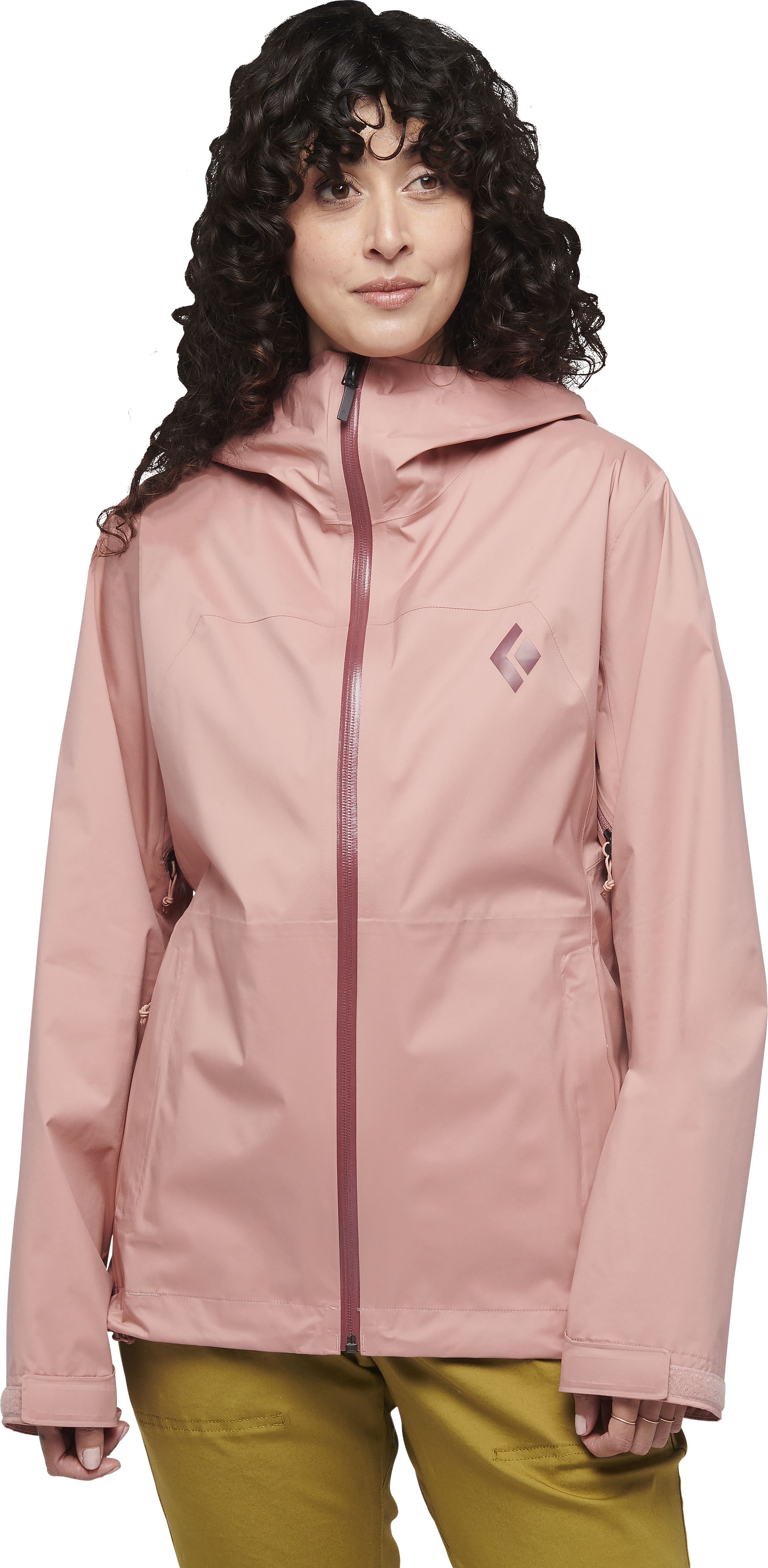 Black Diamond Women’s StormLine Stretch Rain Shell Jacket Chalk Pink