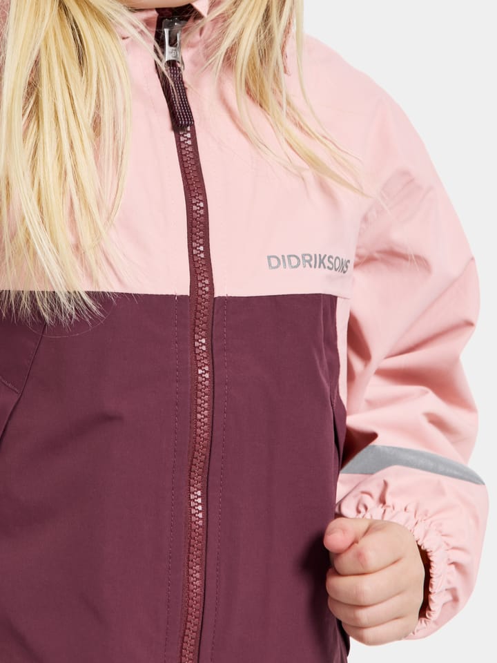 Didriksons Kids' Bladet Jacket Dusty Pink Didriksons