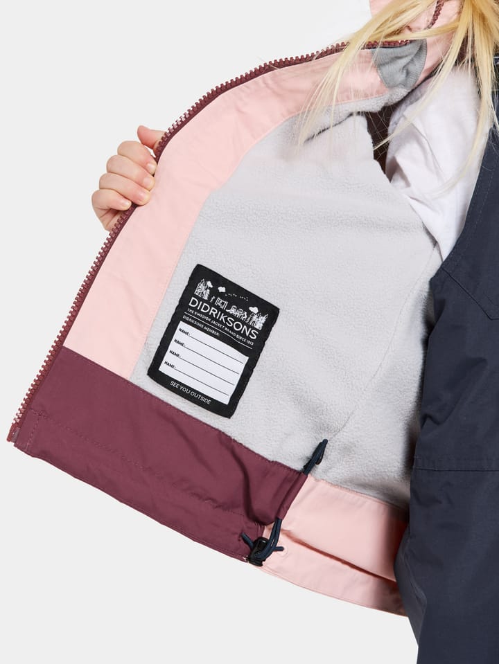 Didriksons Kids' Bladet Jacket Dusty Pink Didriksons