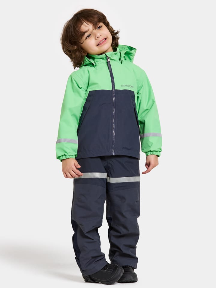 Didriksons Kids' Bladet Jacket Dusty Lime Didriksons