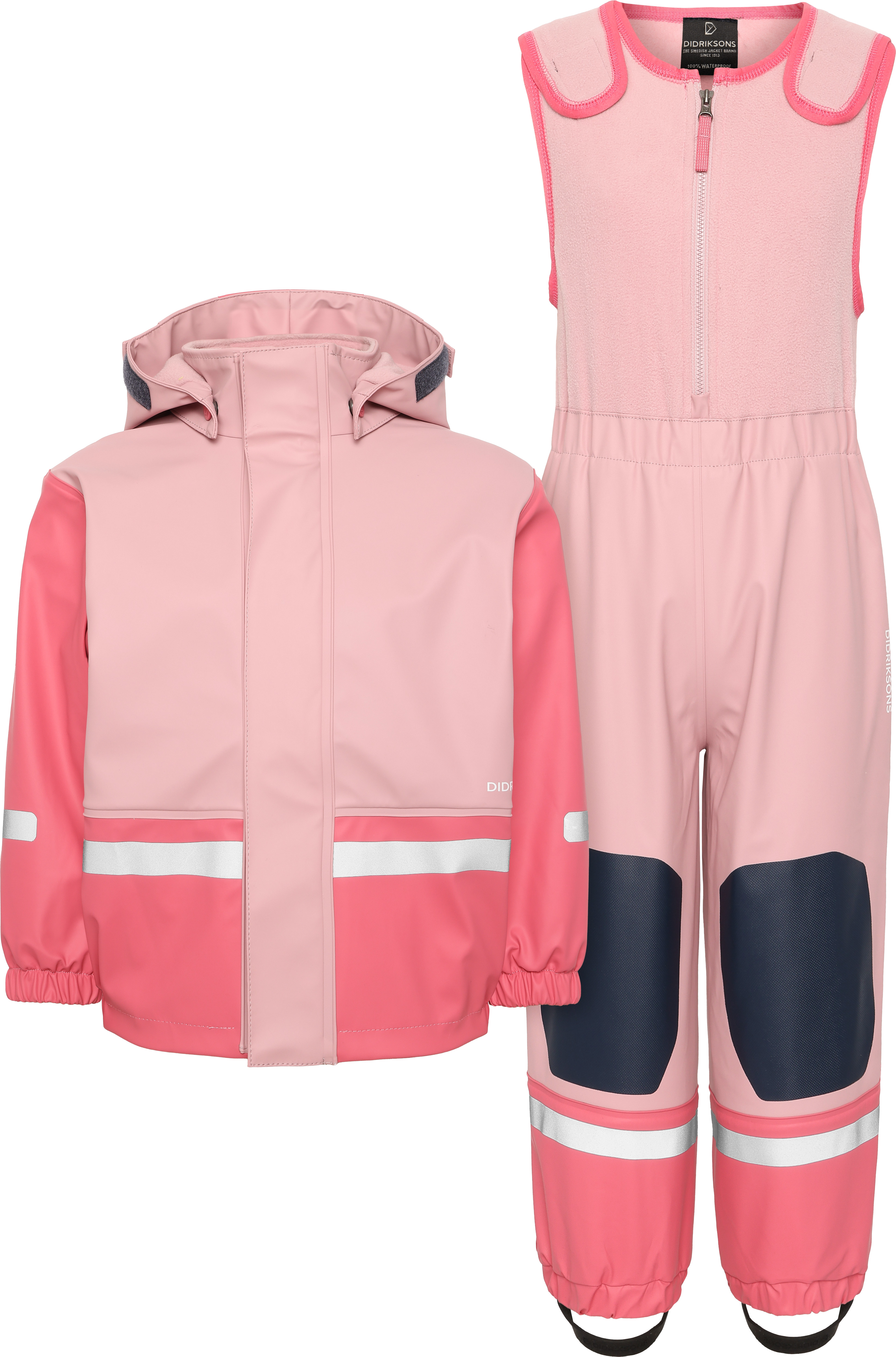 Didriksons Kids' Boardman Set 11 Soft Pink, 90