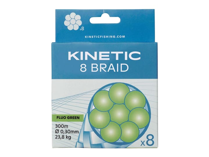 Kinetic Kinetic 8 Braid Fluo Green Kinetic