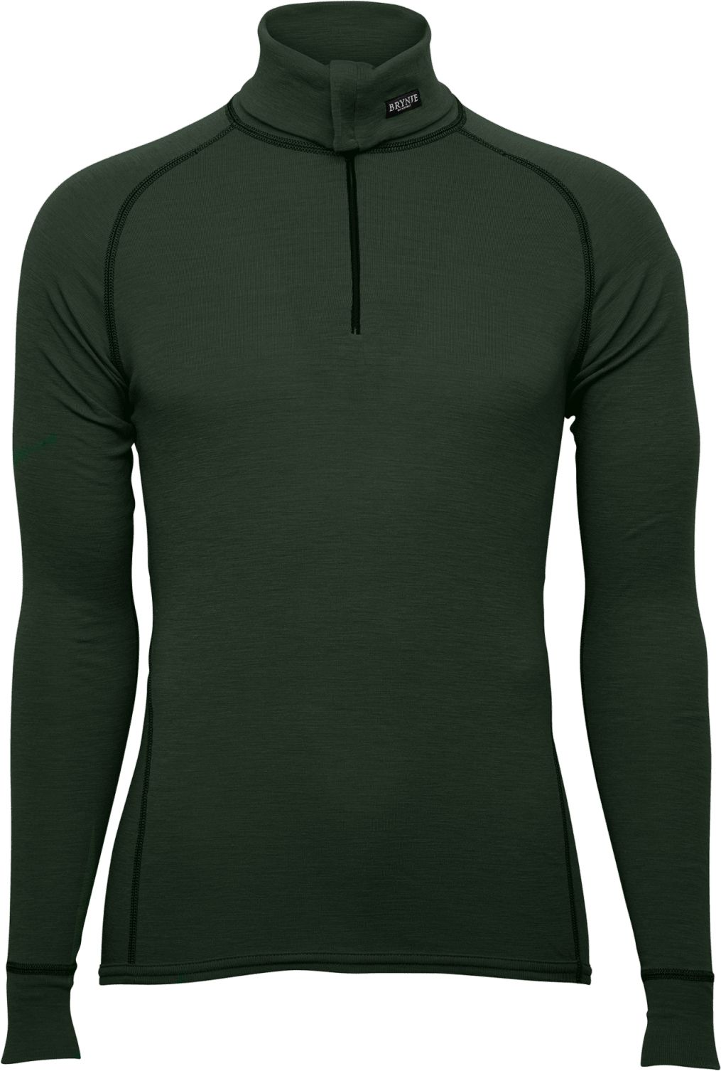 Brynje Unisex Classic Zip Polo Shirt Green