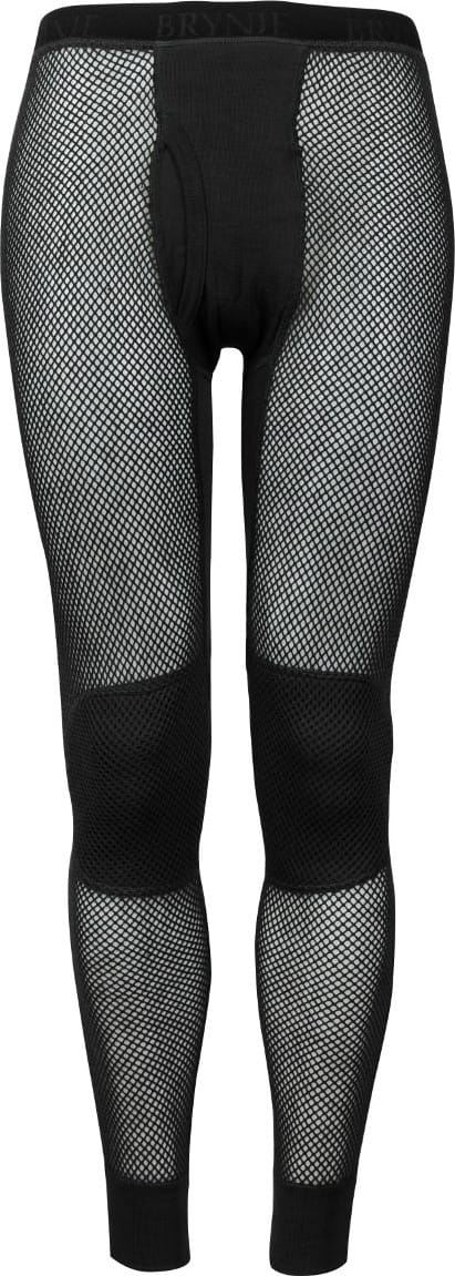 Brynje Unisex Super Thermo Longs with Inlay On Knee Black Brynje