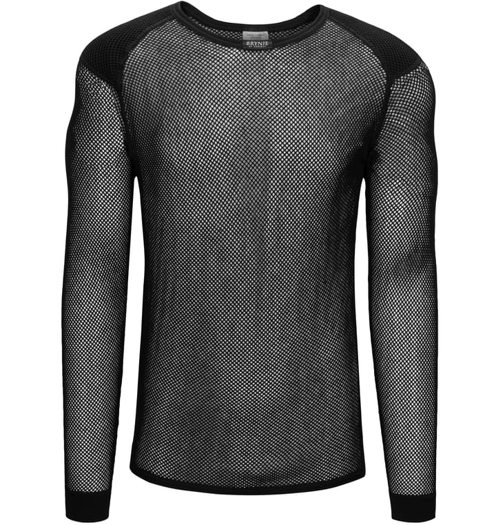 Brynje Unisex Wool Thermo Shirt with Inlay Black Brynje