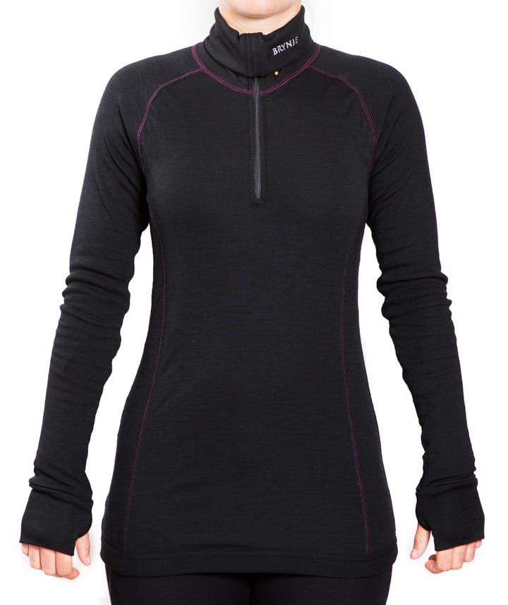 Brynje Women's Arctic Zip Polo Black Brynje