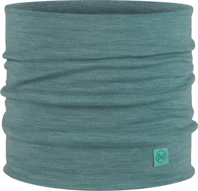 Buff Merino Heavyweight Neck Warmer Solid Pool