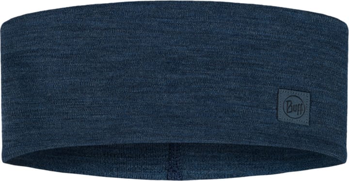 Buff Merino Wide Headband Solid Night Blue Buff