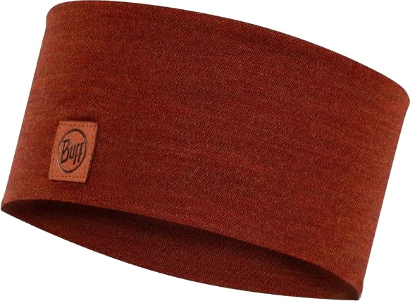 Buff Merino Wide Headband Solid Sienna