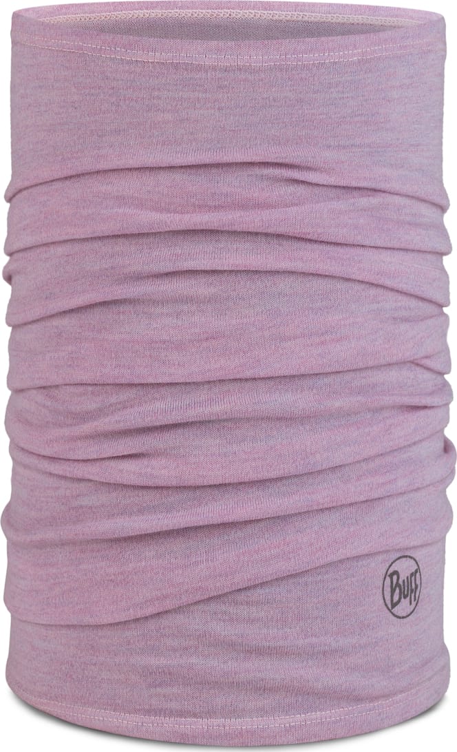 Buff Midweight Merino Wool Melange Lilac Sand Buff