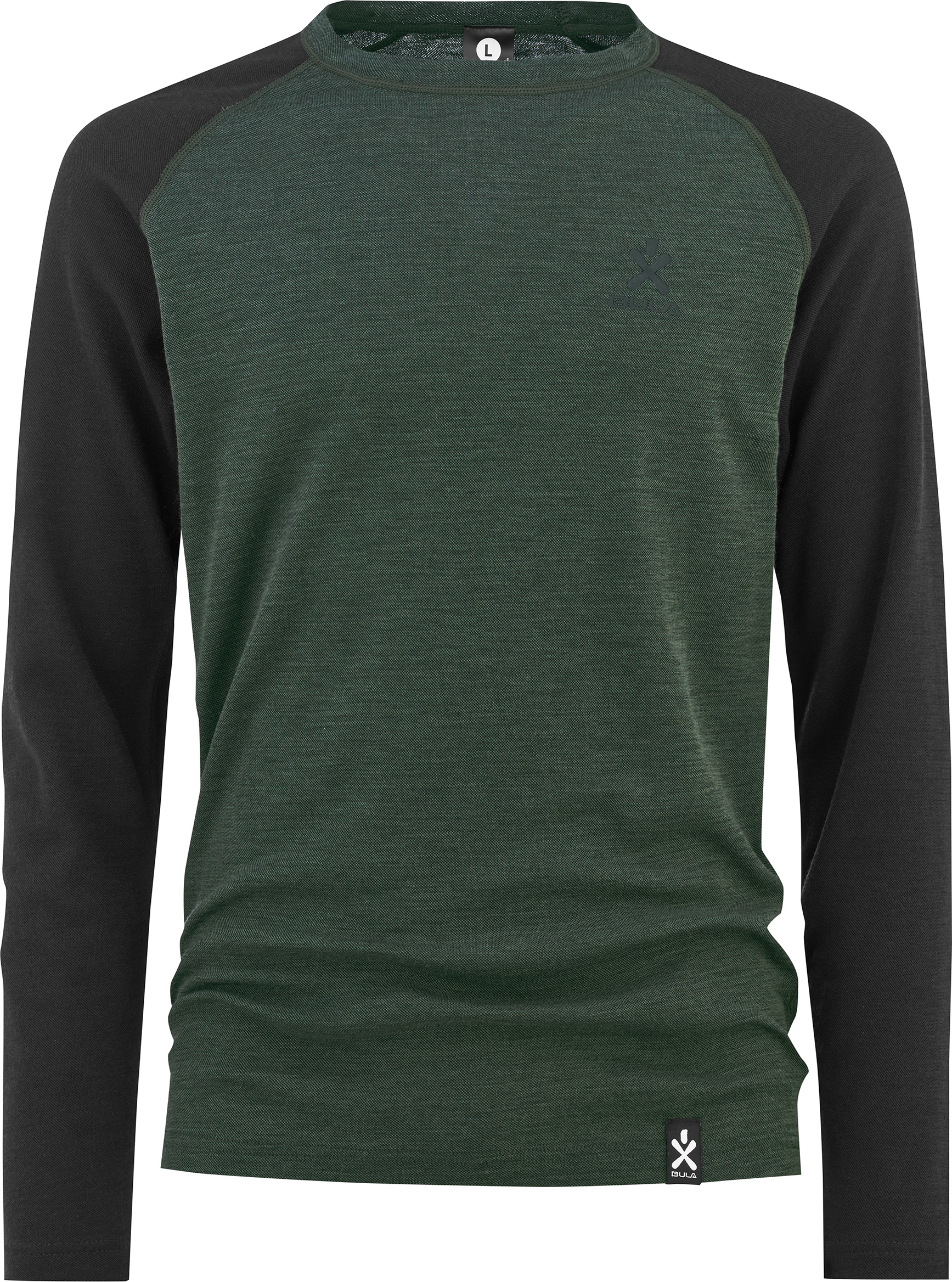 Bula Men’s Norm Merino Wool Crew Black