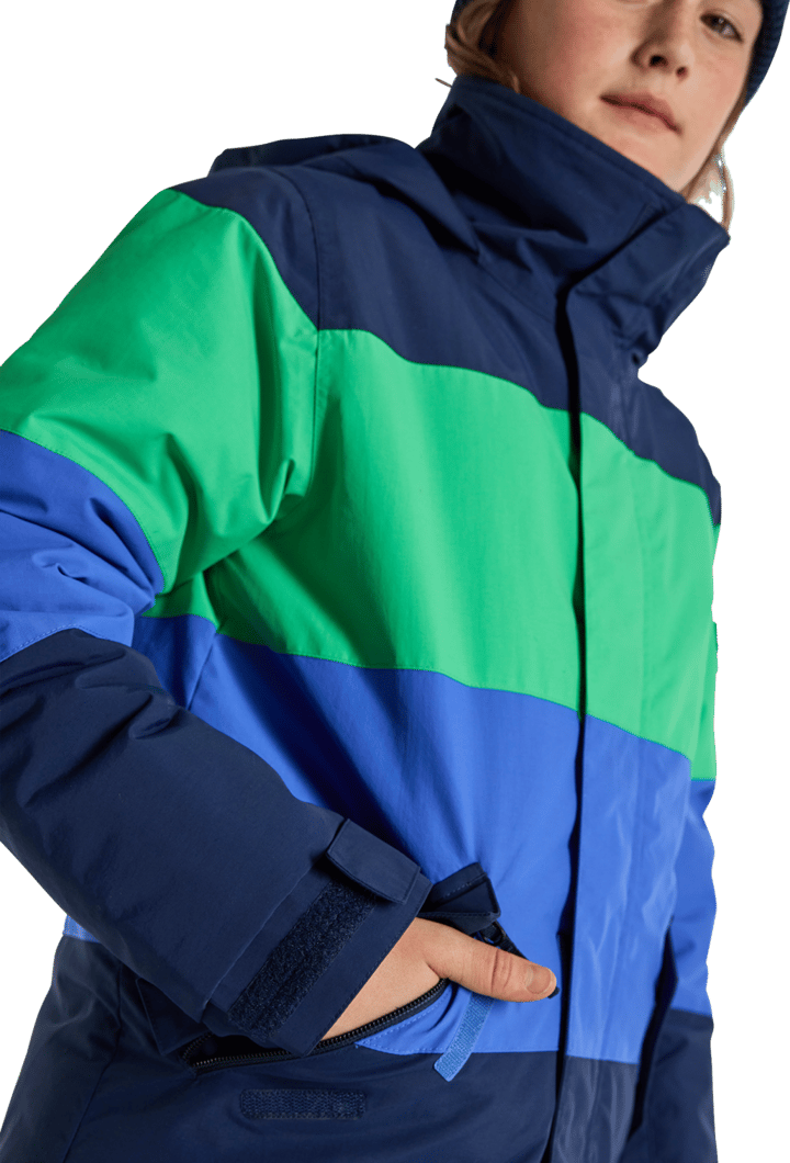 Burton Kids' Symbol 2L Jacket Dress Blue / Galaxy Green / Amparo Blue Burton