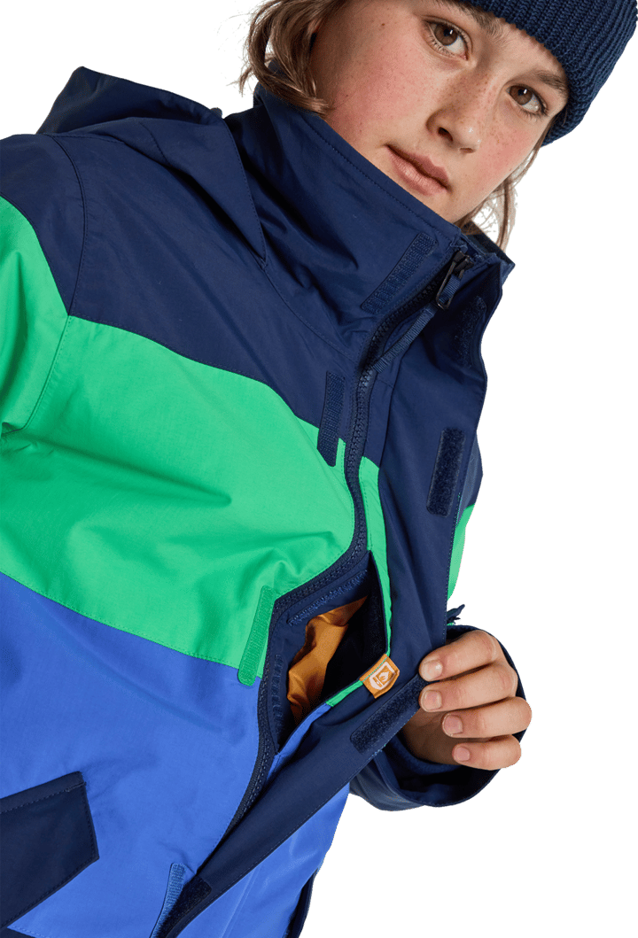 Burton Kids' Symbol 2L Jacket Dress Blue / Galaxy Green / Amparo Blue Burton