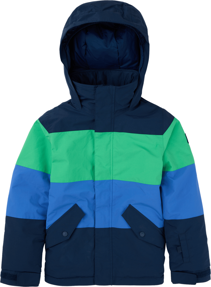 Burton Kids' Symbol 2L Jacket Dress Blue / Galaxy Green / Amparo Blue Burton