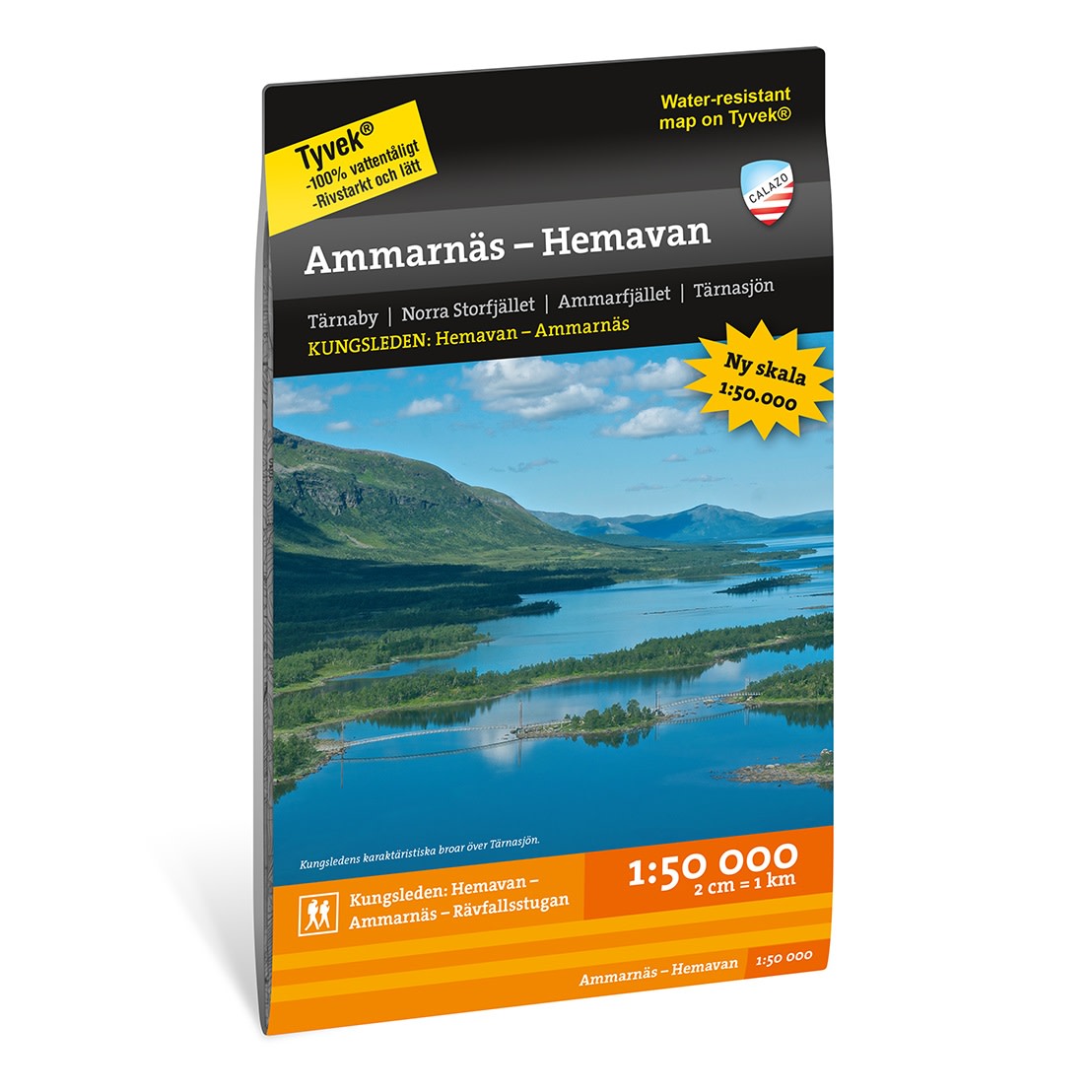 Calazo förlag Ammarnäs – Hemavan 1:50.000 NoColour