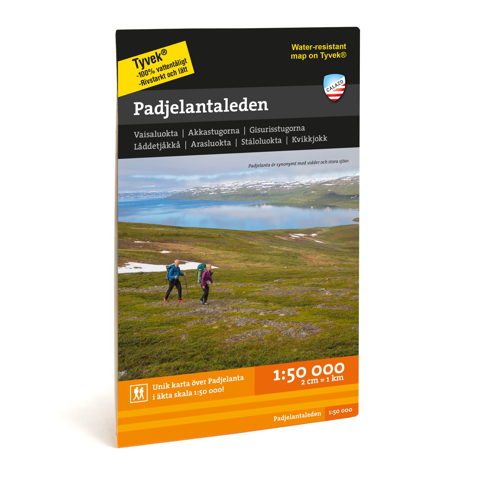 Calazo förlag Padjelantaleden 1:50.000 NoColour