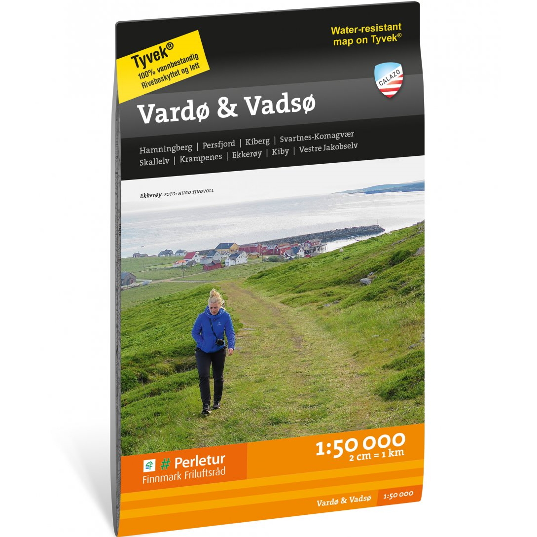 Calazo förlag Turkart Vardø & Vadsø 1:50.000 NoColour