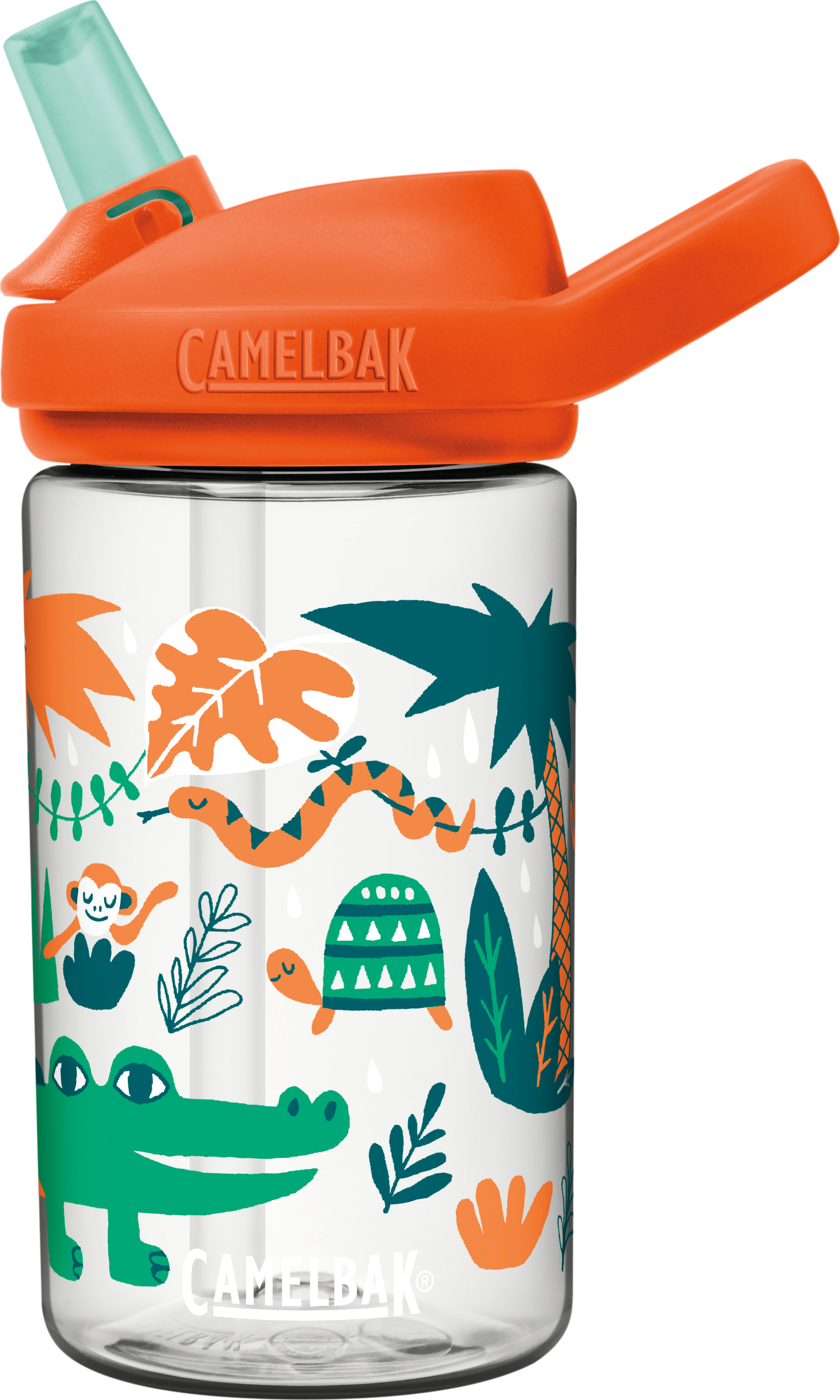 CamelBak Kids’ Eddy+ 14 Tritan Renew Jungle Animals