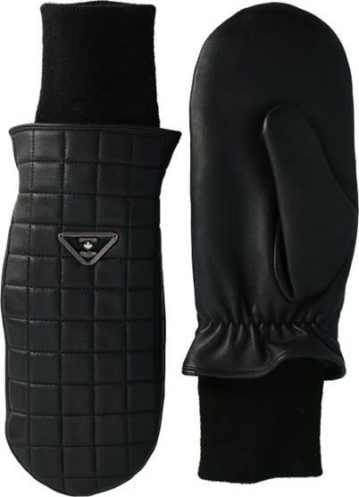 Canada Snow Women’s Isaberg Leather Mittens Black