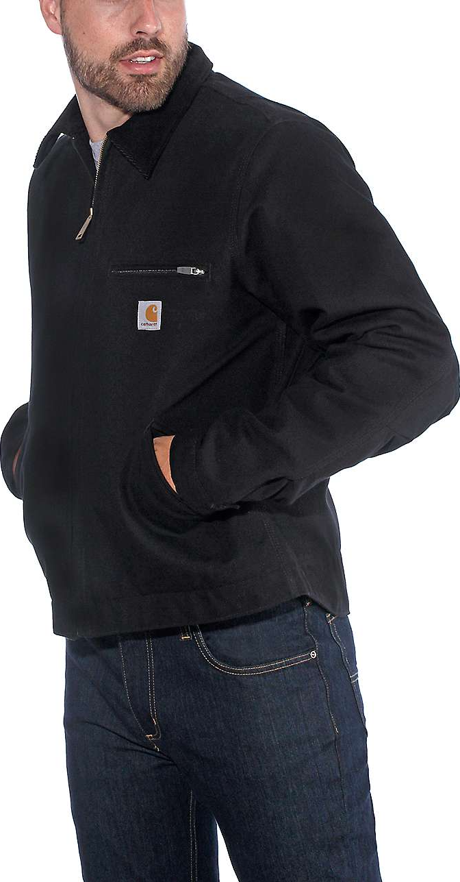 Carhartt duck detroit jacket black best sale