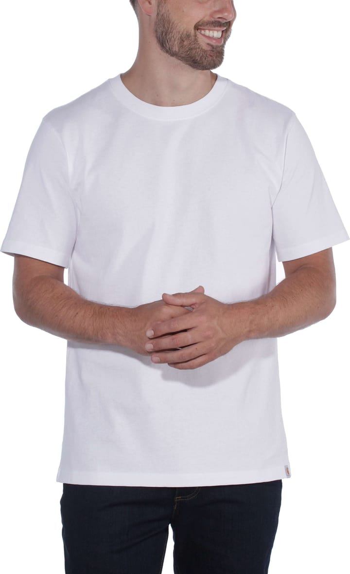 Carhartt Men's Relaxed Fit Heavyweight Short Sleeve T-Shirt White Carhartt