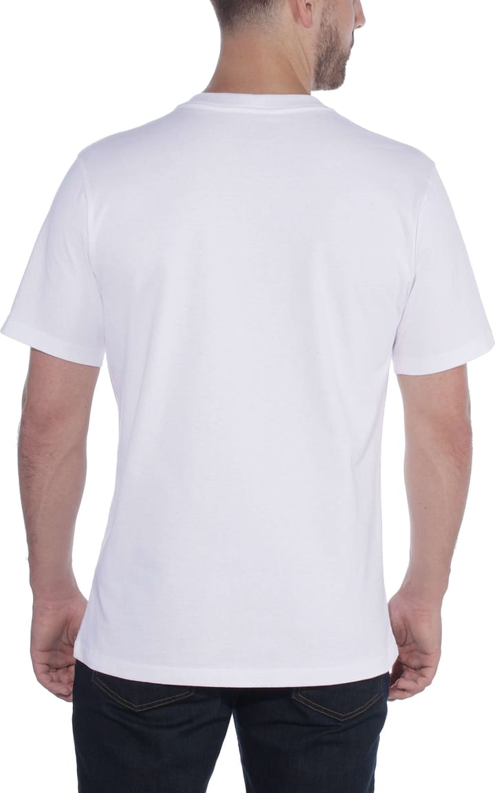 Carhartt Men's Relaxed Fit Heavyweight Short Sleeve T-Shirt White Carhartt