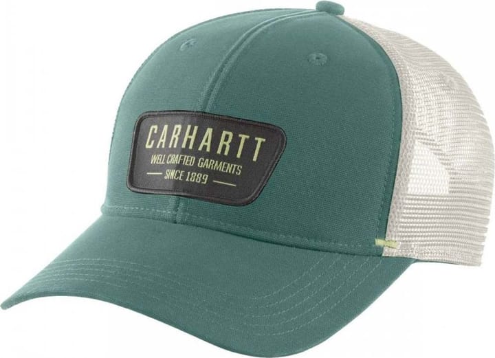 Carhartt Mesh Back Crafted Patch Cap Slate Green Carhartt