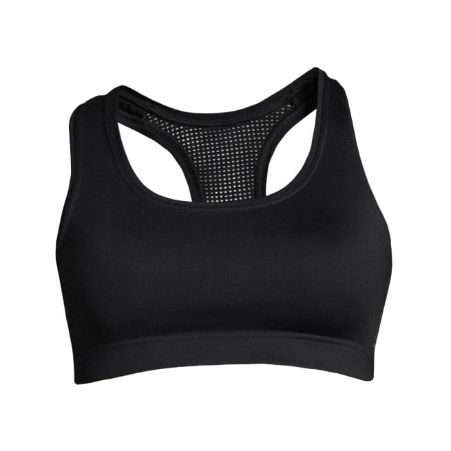 Casall CROSSBACK SPORTS BRA - Medium support sports bra - black 