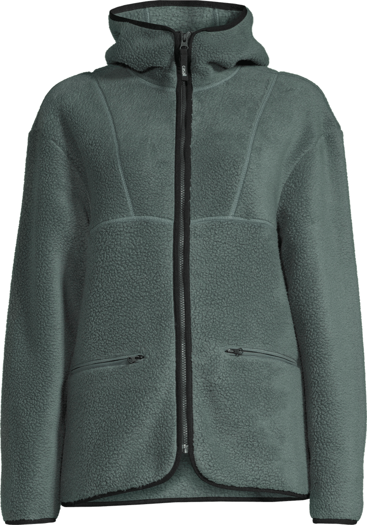 Casall Women's Pile Jacket Dusky Teal Casall