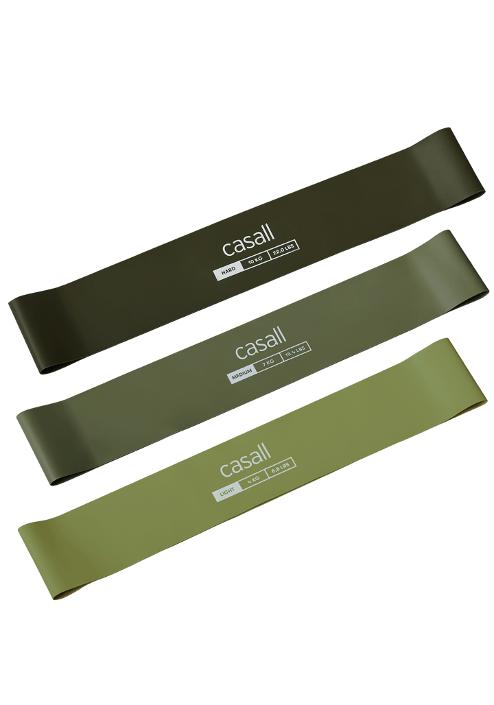 Casall Rubber Bands 3-pack Green Selection Casall