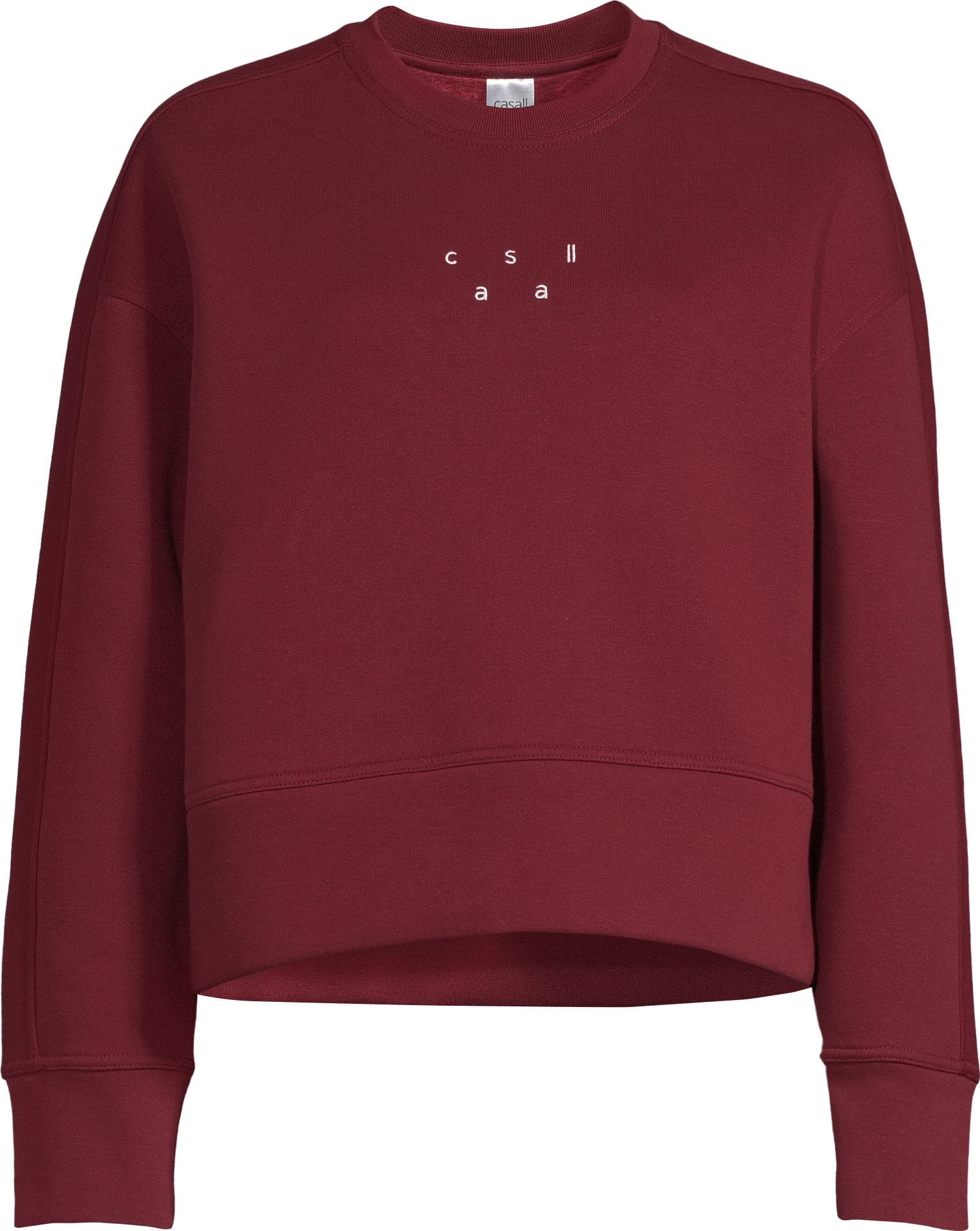 Casall Women’s Boxy Crew Neck Sweatshirt Evening Red