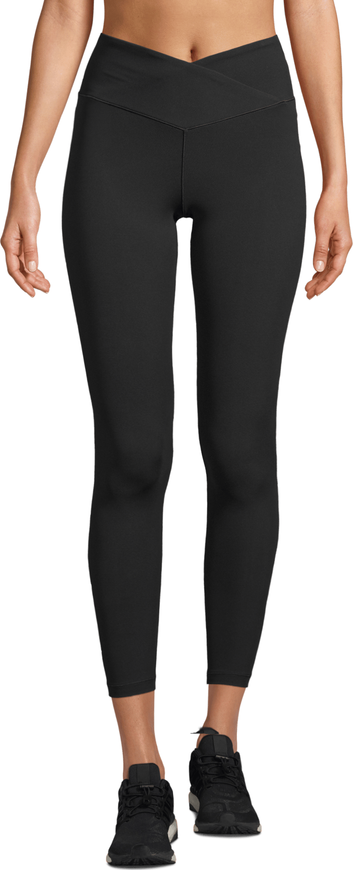 Casall Women's Overlap High Waist Tights Black Casall