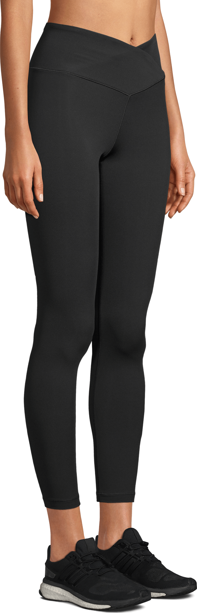 Casall Women's Overlap High Waist Tights Black Casall