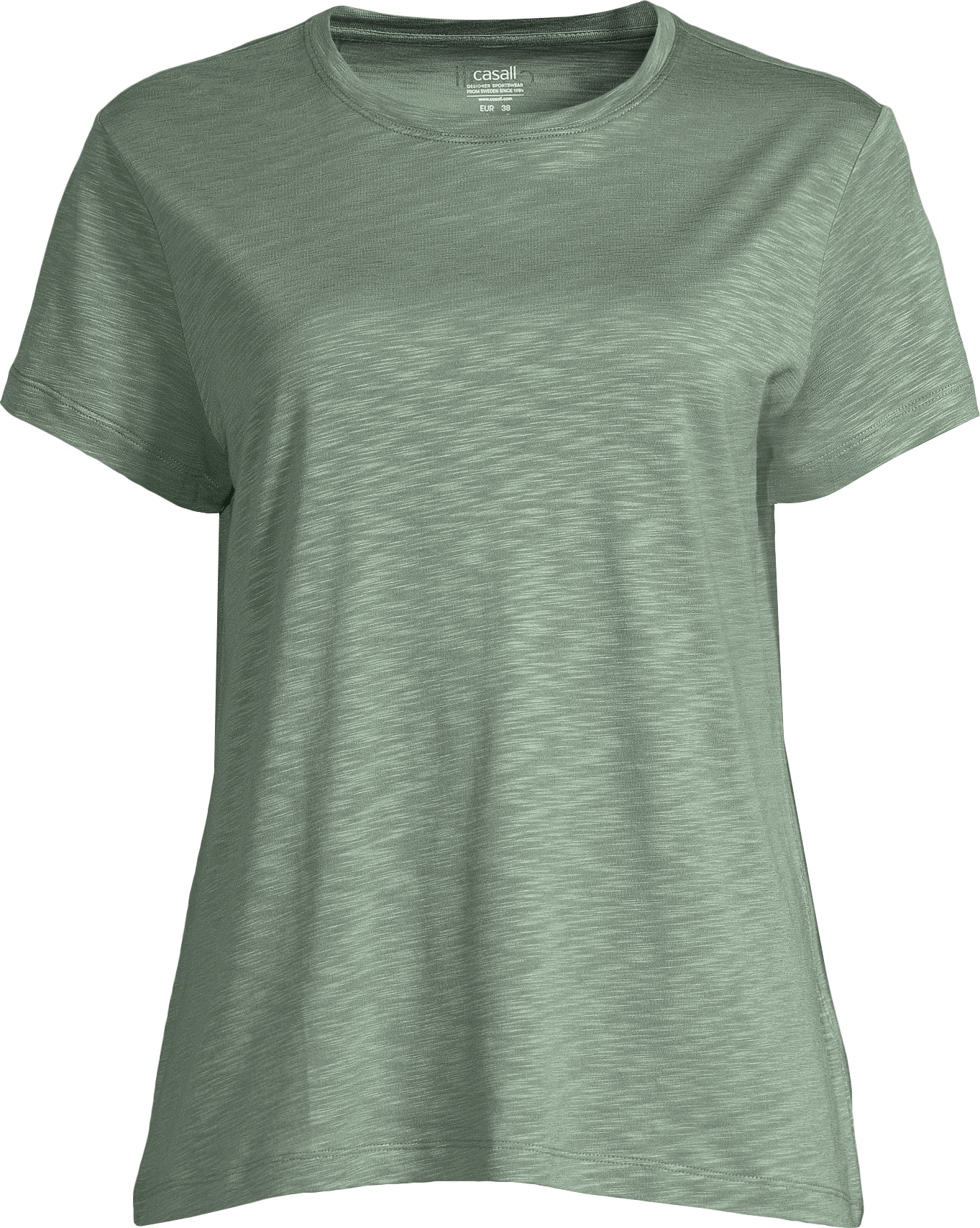 Casall Women's Soft Texture Tee Dusty Green