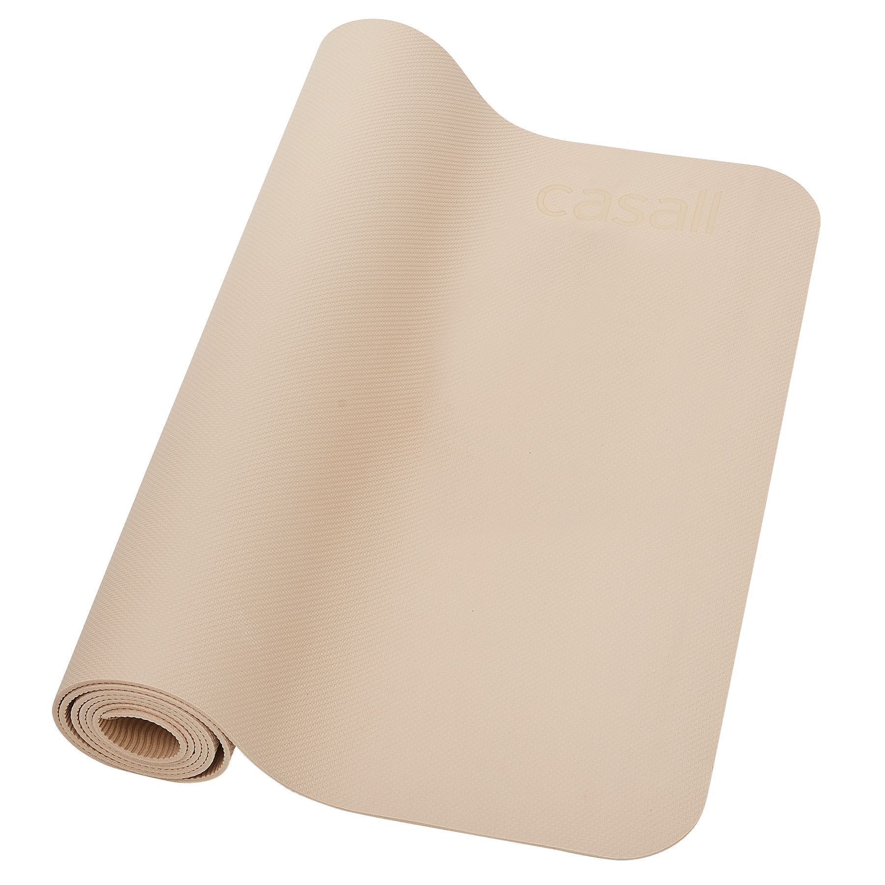 YATE Yoga Mat natural rubber, 4 mm - model F beige 