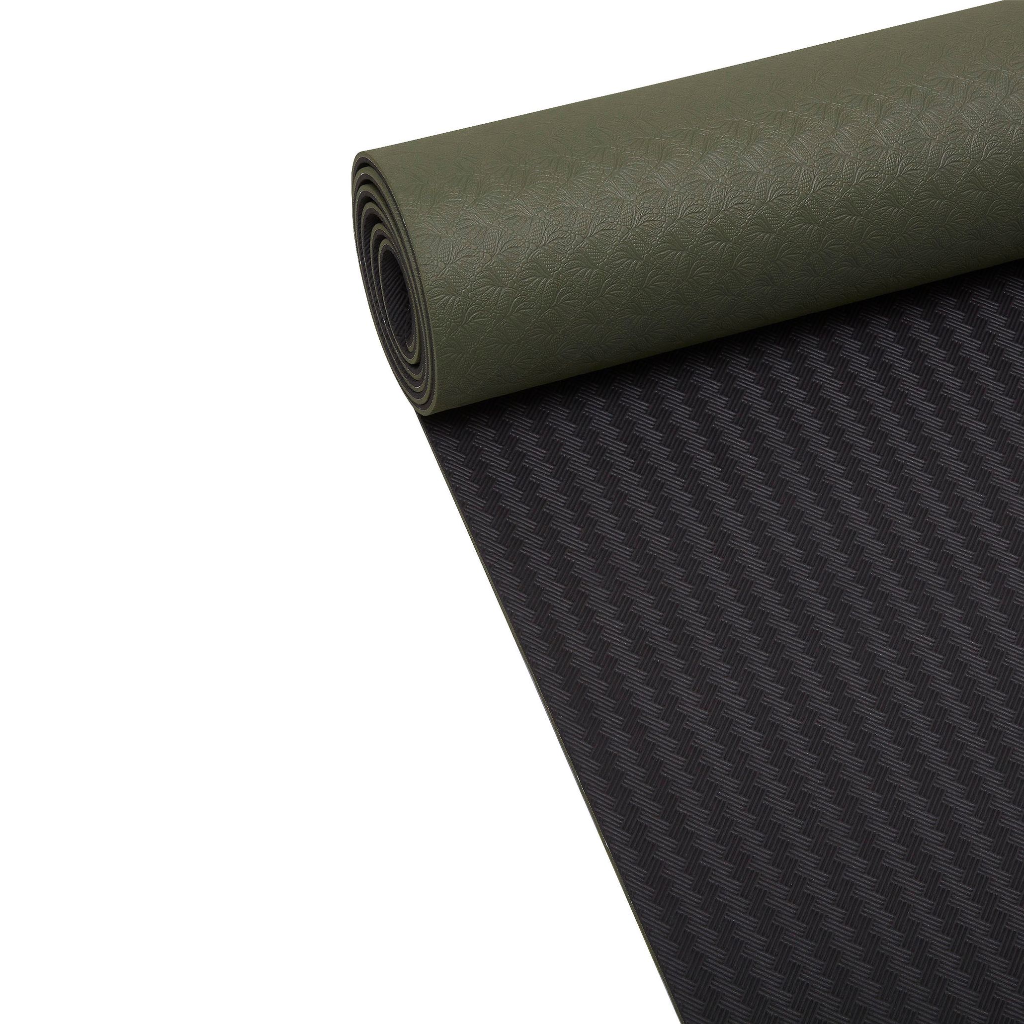 Elite S Forest Green & Black Yoga Mat – West Path