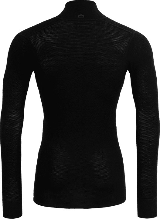 Devold Men's Wool Mesh 190 Zip Neck Caviar Devold