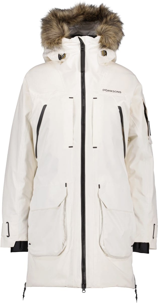 White Didriksons Foam Ceres Wns Parka