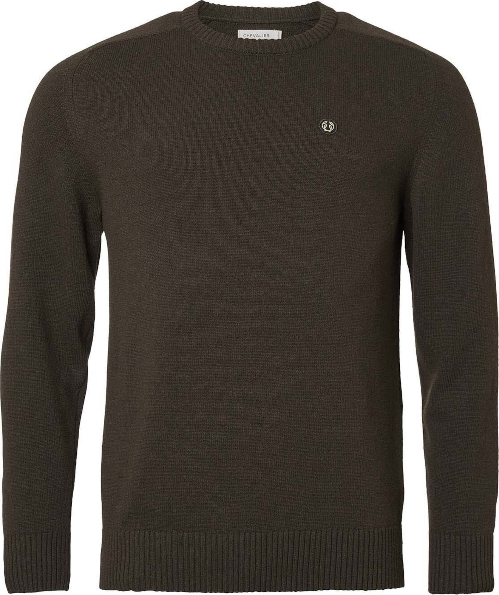 Chevalier Men’s Wykin Wool Pullover Dark Brown