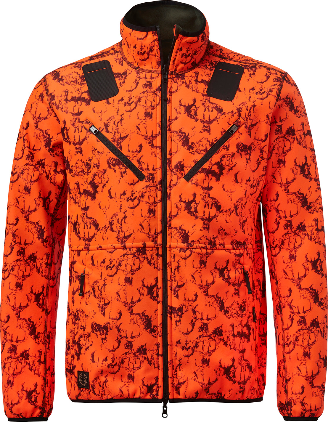 Chevalier Men’s Mist Windblocker Reversible Jacket High Vis Orange Deer
