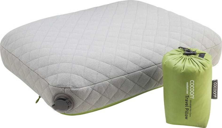 Cocoon Air Core Pillow Ultralight Small Wasabi Grey Buy Cocoon Air Core Pillow Ultralight Small Wasabi Grey here Outnorth