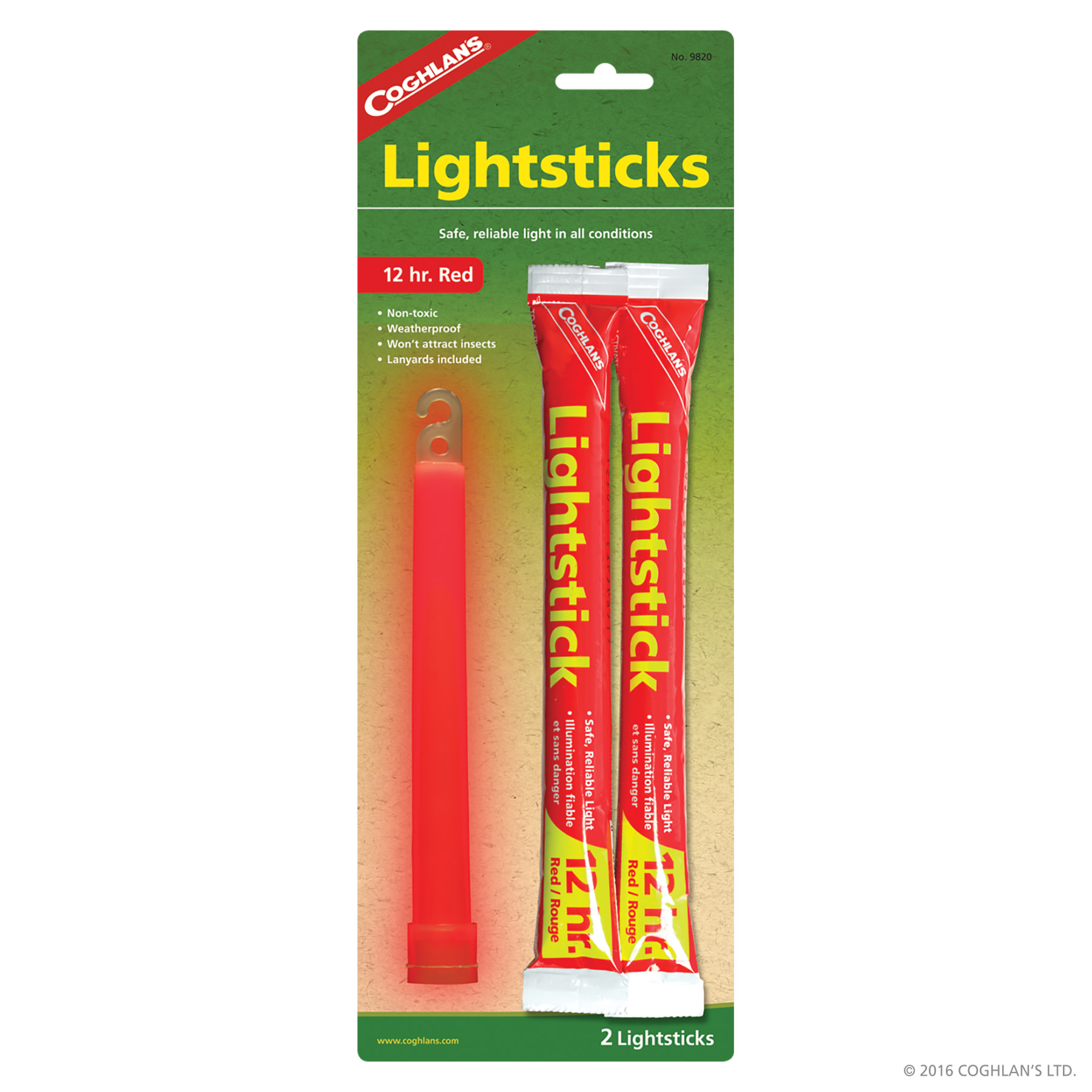 Coghlans Coghlan’s Lightsticks 2-pack Green